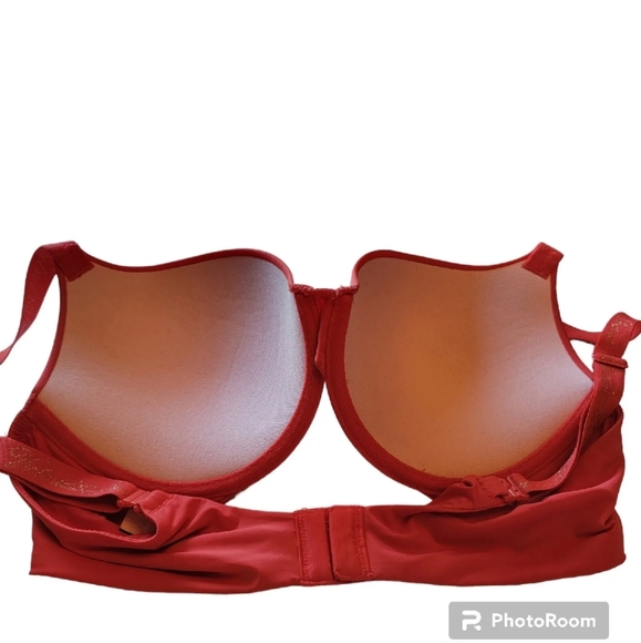 Victorias Secret T-Shirt Push-Up Full Coverage Adjustable Strap Bra Red Size 36C - Picture 6 of 12
